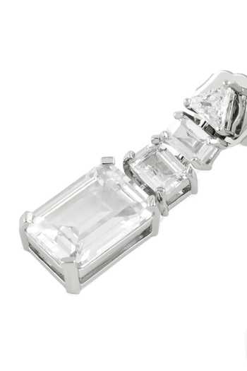 Buy_Isharya_Silver Plated Regalia Diamante Botox Dangler Earrings _Online_at_Aza_Fashions
