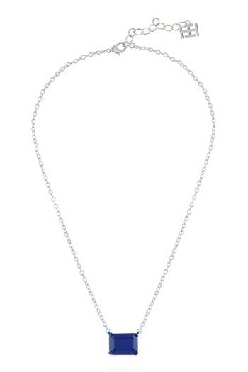 Shop_Isharya_Blue Sapphire Botox Pendant Necklace _at_Aza_Fashions