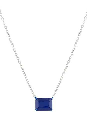 Isharya_Blue Sapphire Botox Pendant Necklace _Online_at_Aza_Fashions