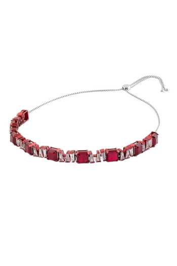 Isharya_Red Memoire Sapphire Botox Choker Necklace _Online_at_Aza_Fashions