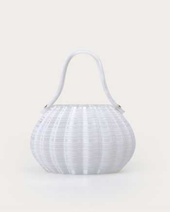 Shop_Orriri_White Stellar Structured Bag 