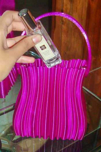 Shop_Orriri_Purple Echo Wave Textured Pattern Bag _at_Aza_Fashions