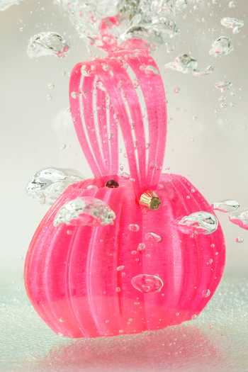 Orriri_Pink Fizz 3d Printed Bag _Online_at_Aza_Fashions