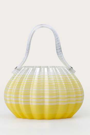 Buy_Orriri_Yellow Butter Cup 3d Printed Bag _at_Aza_Fashions