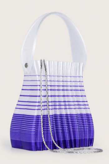 Orriri_Blue Berry Frost 3d-printed Bag _Online_at_Aza_Fashions