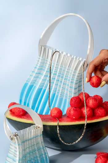 Shop_Orriri_Blue Cloud Pleated Bag _Online_at_Aza_Fashions