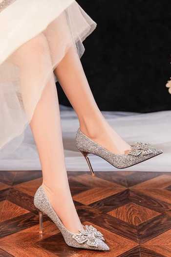 Buy_Ozzaro_Silver Malika Rhinestone Studded Heels _at_Aza_Fashions