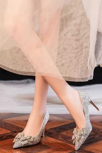 Shop_Ozzaro_Silver Malika Rhinestone Studded Heels 