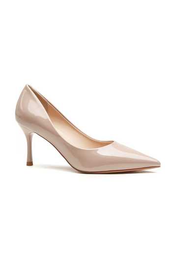 Shop_Ozzaro_Beige Bindaas Pointed Toe Heels _at_Aza_Fashions