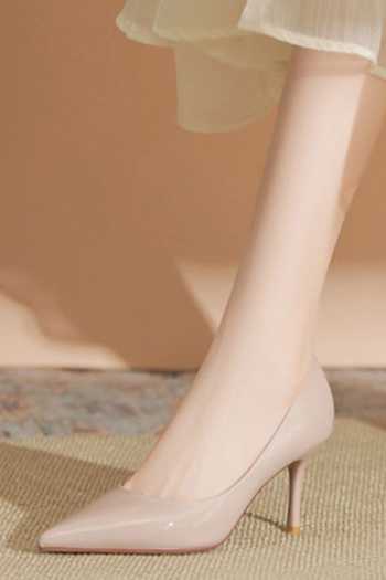 Shop_Ozzaro_Beige Bindaas Pointed Toe Heels _Online_at_Aza_Fashions