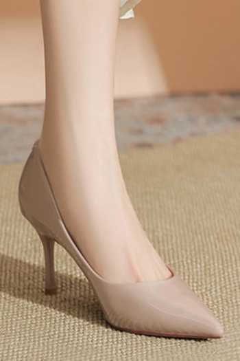Ozzaro_Beige Bindaas Pointed Toe Heels _Online