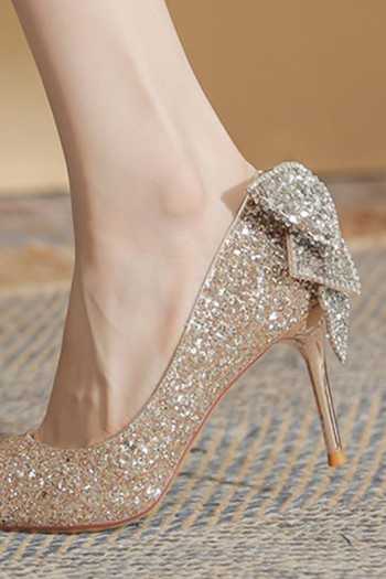 Buy_Ozzaro_Gold Anmol Rhinestone Studded Heels _Online