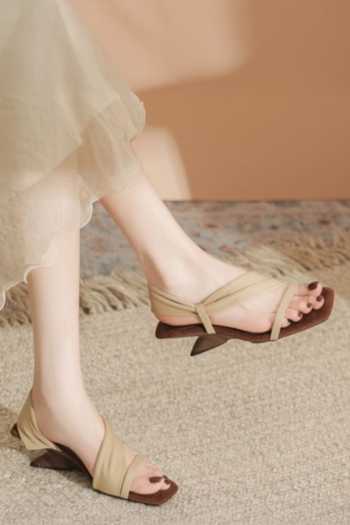 Buy_Ozzaro_Beige Chairwomen Choice Pu Leather Heels 