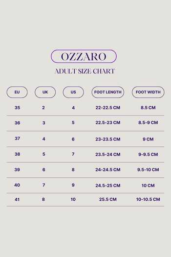 Ozzaro_Gold Phulkari Pointed Toe Block Heels _at_Aza_Fashions