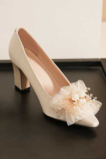 Buy_Ozzaro_Ivory Gulbahar Pu Leather Heels 