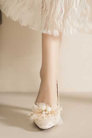 Buy_Ozzaro_Ivory Gulbahar Pu Leather Heels _Online