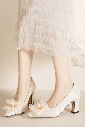 Ozzaro_Ivory Gulbahar Pu Leather Heels 