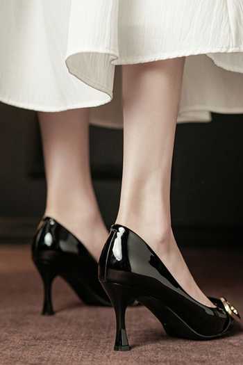 Shop_Ozzaro_Black Junoon Pointed Toe Heels 