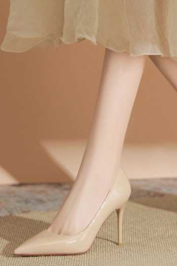 Shop_Ozzaro_Beige Nakhra Pu Leather Heels 