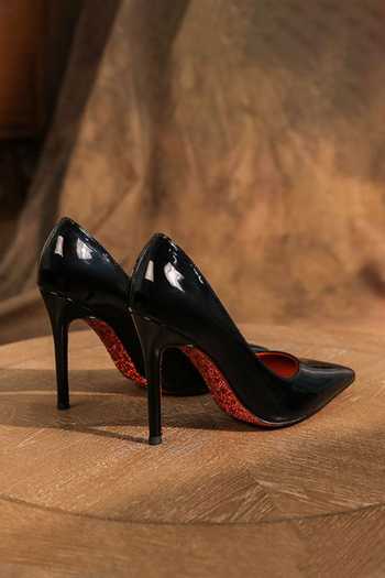 Shop_Ozzaro_Black The Final Walk Pointed Toe Heels 