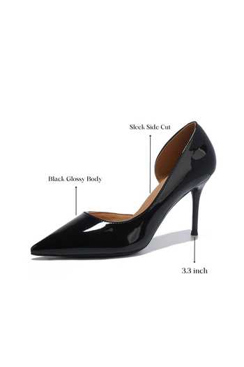 Buy_Ozzaro_Black Nightline Pointed Toe Stilleto Heels _Online_at_Aza_Fashions