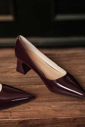 Buy_Ozzaro_Wine Malkin Matte Block Heels 