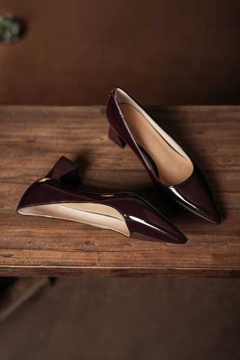 Shop_Ozzaro_Wine Malkin Matte Block Heels 