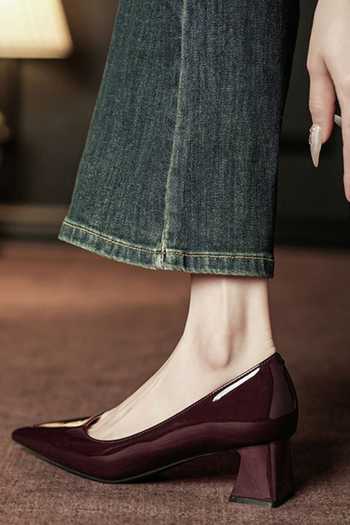 Shop_Ozzaro_Wine Malkin Matte Block Heels _Online