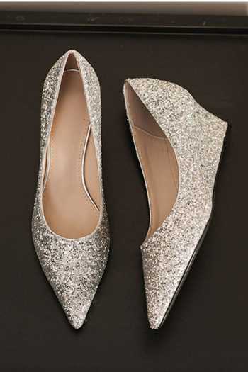 Buy_Ozzaro_Silver Shubh Glitter Finish Wedges _Online