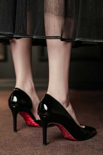 Ozzaro_Black Dark Desire Stilleto Heels _Online