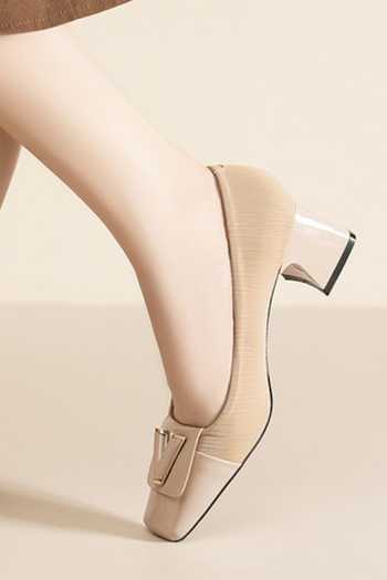 Ozzaro_Beige Pure Poise Textured Pattern Heels _at_Aza_Fashions