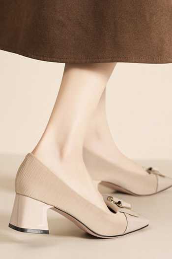 Shop_Ozzaro_Beige Pure Poise Textured Pattern Heels _Online