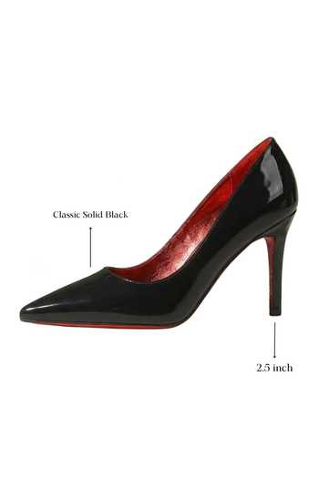 Shop_Ozzaro_Black Pointed Toe Heels _Online_at_Aza_Fashions