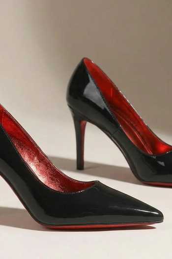 Shop_Ozzaro_Black Pointed Toe Heels _Online