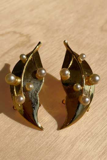 Buy_KEFI-CO_Silver Plated Ersa Ear Cuffs _Online_at_Aza_Fashions