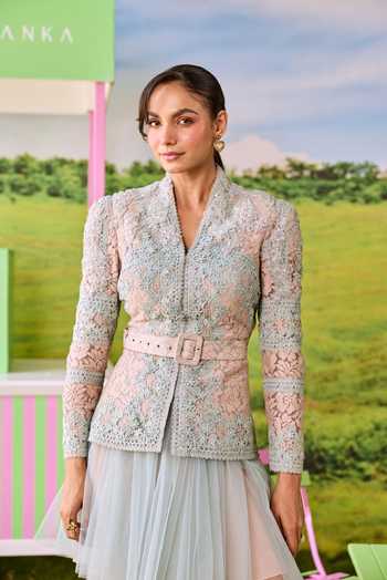 Parul And Preyanka_Multi Color Skirt Sets By Parul And Preyanka _Online_at_Aza_Fashions