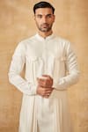 Buy_Tarun Tahiliani_Off White Pathani Kurta And Dhoti Set _Online_at_Aza_Fashions