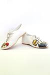Shop_Shiveen Shiveen_White Hand Painted Todoroki N Bakugou Shoes_at_Aza_Fashions