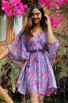 Buy_Gopi Vaid_Purple Cotton Silk Printed Kaftan_at_Aza_Fashions