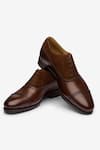 Buy_Bridlen_Brown Balmoral Oxford Shoes _at_Aza_Fashions