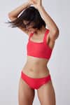 Shop_The Summer House_Coral Econyl Cate Bikini Bottom_Online_at_Aza_Fashions