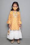 Buy_Maaikid_Yellow Cotton, Muslin Printed Maxi Dress _Online_at_Aza_Fashions