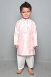 Buy Maaikid Pink Chanderi, Cotton Gota Patti Kurta Set at Aza Fashions Buy_Maaikid_Pink Chanderi, Cotton Gota Patti Kurta Set _at_Aza_Fashions