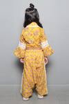 Shop_Maaikid_Yellow Printed Dhoti Pant Set For Girls_at_Aza_Fashions
