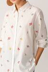 Payal Pratap White Embroidered Shirt at Aza Fashions Payal Pratap_White Embroidered Shirt _at_Aza_Fashions