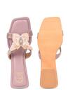 Shop_Kaltheos_Purple Embellished Luna Butterfly Block Heels _at_Aza_Fashions