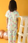 Shop_Anthrilo_Green 100% Cotton Printed Ice Cream T-shirt And Pyjama Set_at_Aza_Fashions