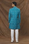 Shop_Arihant Rai Sinha_Multi Color Sherwani Jacquard Floral Patterns Set _at_Aza_Fashions