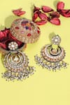 Buy_Auraa Trends_Gold Plated Pearls Drop Chandbalis _at_Aza_Fashions