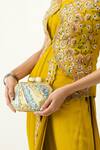 Shop_Handle Those Bags_Gold Sierra Mop Clutch _at_Aza_Fashions